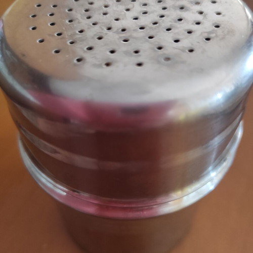 Inoxform stainless steel container for powdered sugar or cinnamon like new
