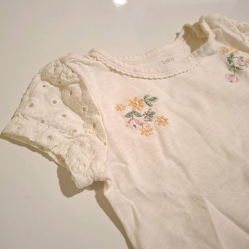 Baby girl set 6-9 months 74cm C&A lace t-shirt and Zara jeans new