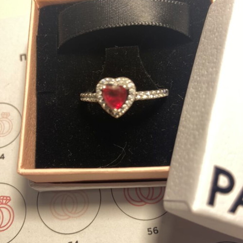Pandora silver ring size 52 like new