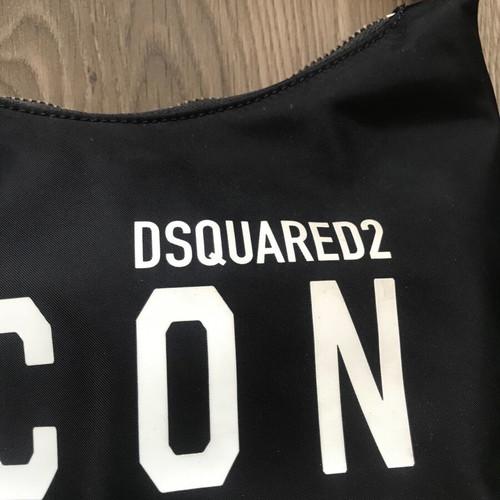 Dsquared2 shoulder bag new, black, size 22x17 cm