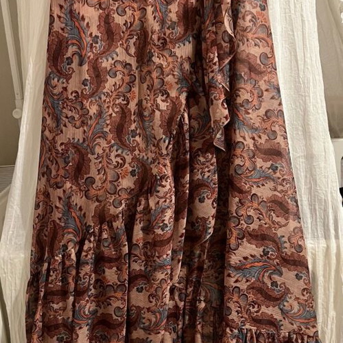 Vassia Kostara set with wrap skirt and shirt like new