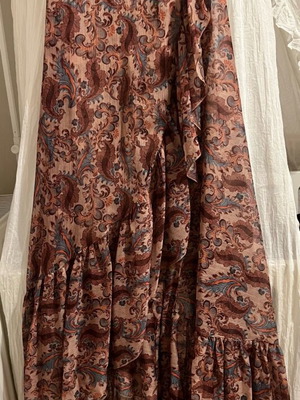 Vassia Kostara set with wrap skirt and shirt like new
