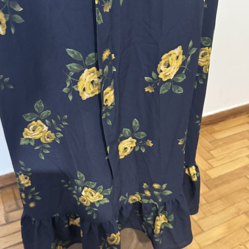 Paranoia long skirt with flowers and ruffles new, multicolor, size L