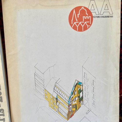 AA L'architecture d'aujourd'hui architectural magazine 5 used issues 1975