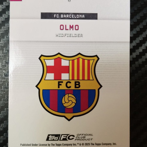 Topps FC Barcelona Dani Olmo Serial Numbered Card #122/199