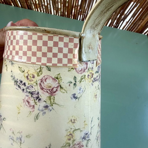 Floral decorative vintage jug, 22cm height