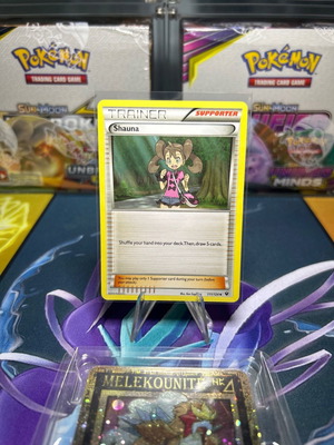 Pokemon card Shauna trainer Fates Collide 2016 νέα, με θήκη