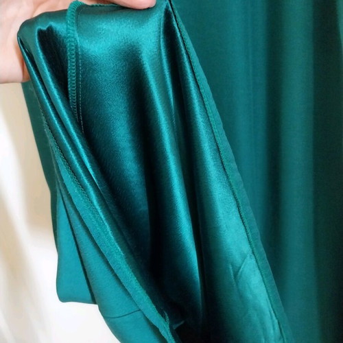 Vintage Carissa dress used, long emerald color