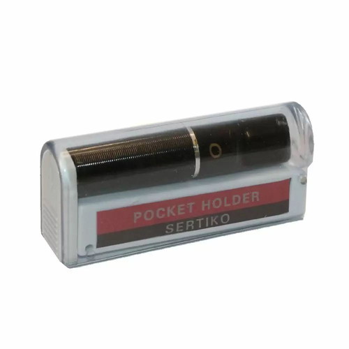 Sertiko Pipe for Extra Slim Cigarette Metal Black new