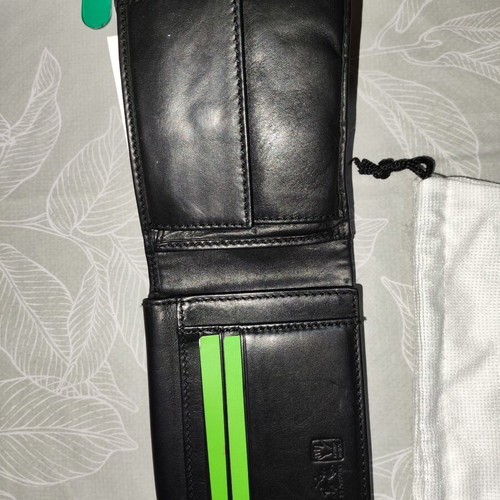 La Martina men's wallet used, gray and black