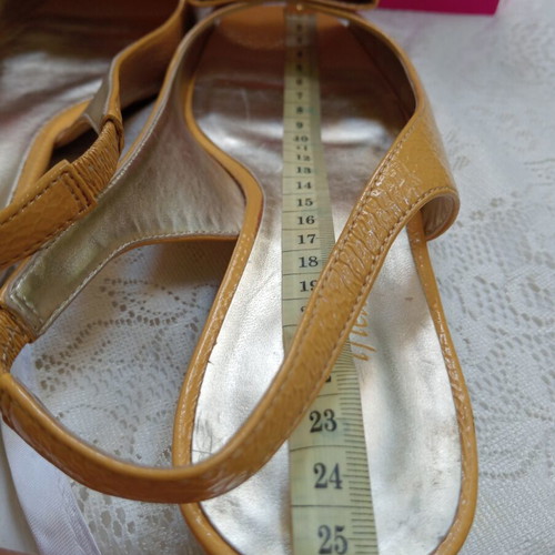 Anne Klein Peep-Toe Shoes New, Dark Butter Milk Color