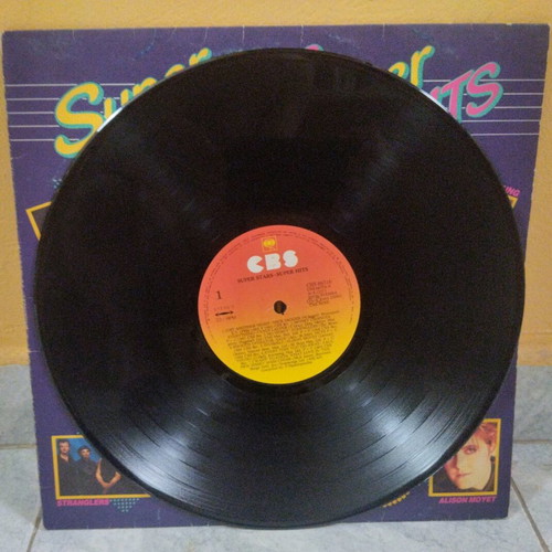 Super Hits 80s vinyl record used, pop collection