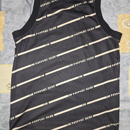 Nike SB Skate Retro Men's Tank Top medium black dri-fit like new