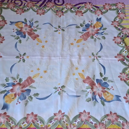 Tablecloth used 75x75 cm
