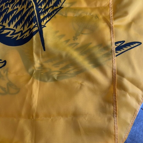 Byzantine flag 87 x 128 cm like new, yellow with double-headed eagle