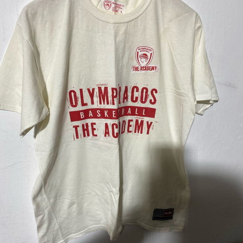 Olympiacos basketball cotton jersey used, size L