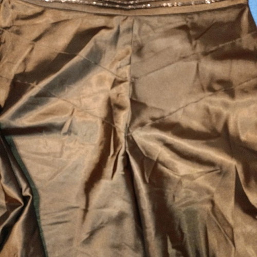 Gianni Rodini satin set brown skirt and blouse new