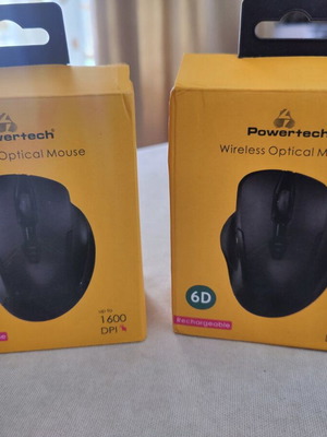 Powertech rechargeable wireless mice pair like new