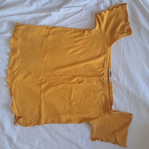 Stradivarius orange blouse used, size L