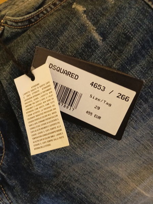 Dsquared2 jeans new with tags, size 29, blue