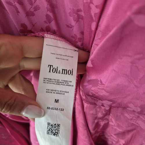 Toi&Moi wrap dress size M like new, pink