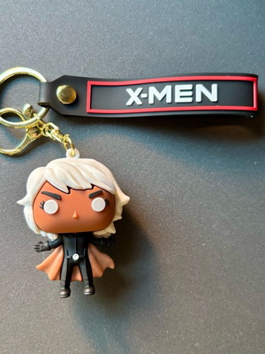 Storm X-Men keychain like new, black