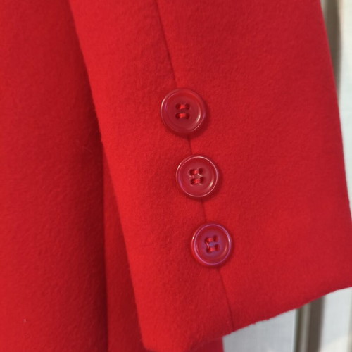 Bellino women's red wool coat like new, size L (fits M)