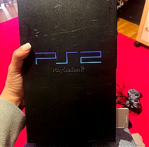 Playstation 2 Fat Console With 4 Controller & 1 Memory Card