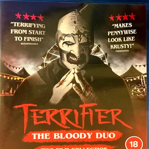 Terrifier The Bloody Duo Blu-Ray used, horror collection