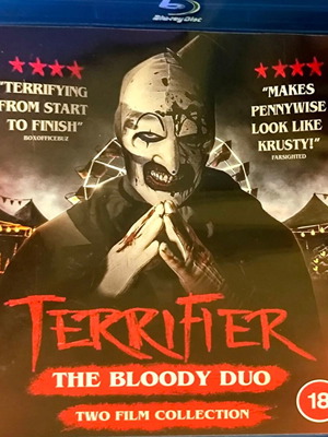 Terrifier The Bloody Duo Blu-Ray μεταχειρισμένο, συλλογή τρόμου