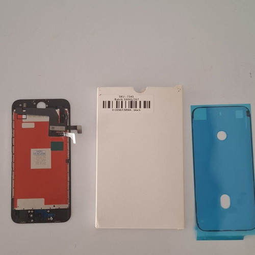 iPhone 8 screen with frame new, untested replacement part