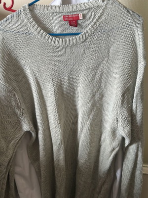 Guess women's sweater XL used, gray