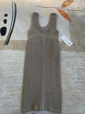 Aura dress beige, new, size L
