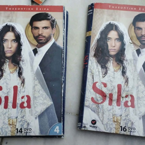 Sila Turkish drama TV series DVD box set, 2 cases