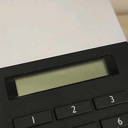 Jacob Jensen Phone Home used, gray wired phone