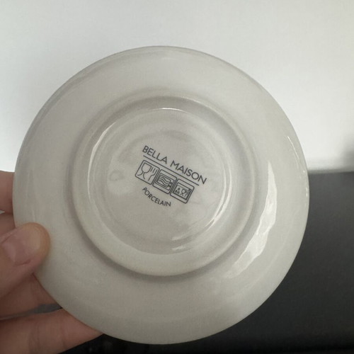 Bella Maison espresso cup with saucer, like new, lemon design