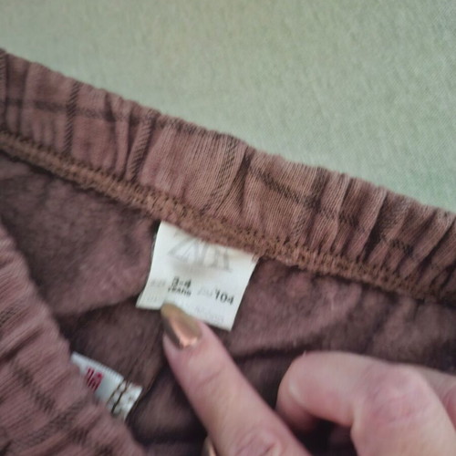 Zara pants for boys 3-4 years like new, beige and brown