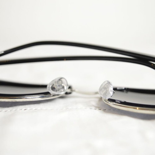 H&M Round Sunglasses Black Silver Like New