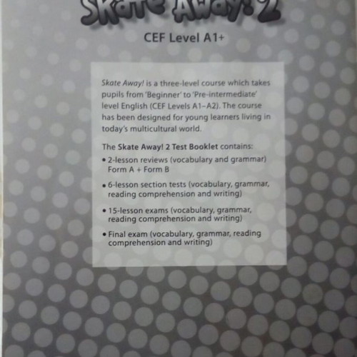 Skate Away!2 CEF Level A1+ Test Booklet book like new