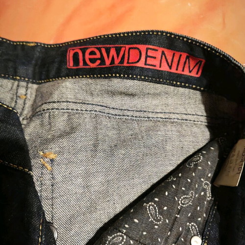New Denim jeans like new, size 33, blue