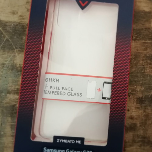 Samsung S20 Redshield case and tempered glass new