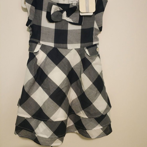 Mayoral black and white dress new for 3 years old, 98 cm