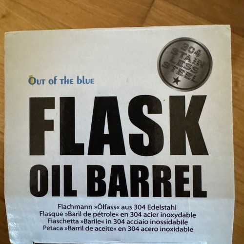 Flask Oil Barrell 590ml new