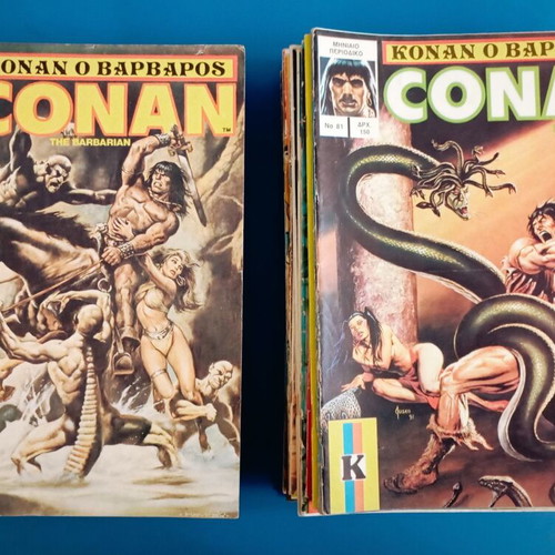 Conan comics used, bundle issues 32,50,52,57,60,64 etc.