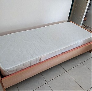 Πωλείται μονό κρεβάτι της εταιρείας neoset με στρώμα