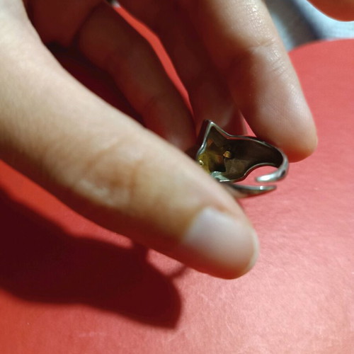 Gregio star ring used silver S925 with gold plating