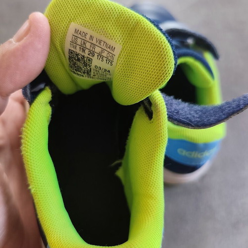Adidas Tensaur Sport 2.0 sneakers size 29 like new, blue and green