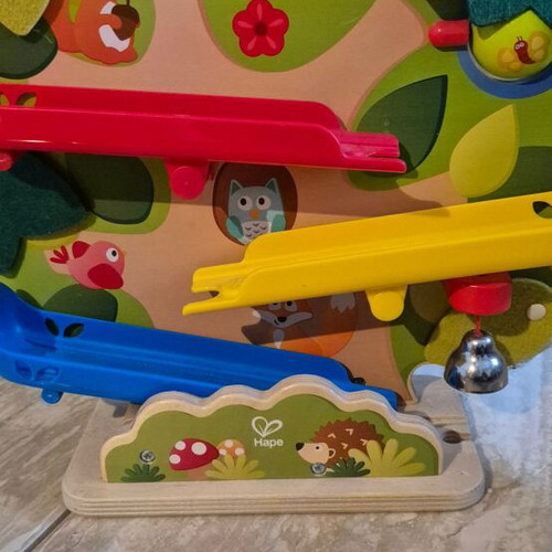 Hape Railway wooden Nutty Squirrel toy like new