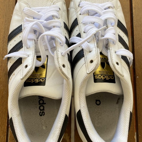 Adidas sneakers used, size 40, black and white