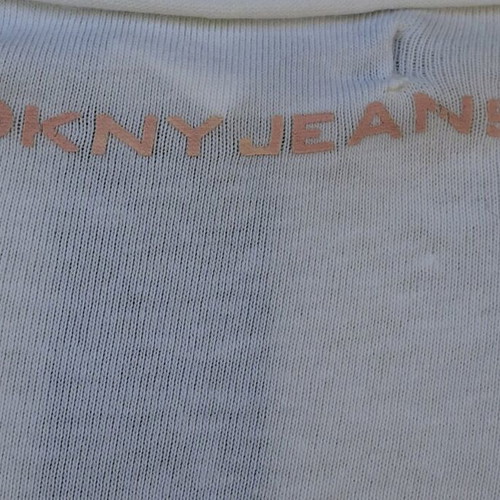 DKNY Jeans blouse white like new, sizes M-L